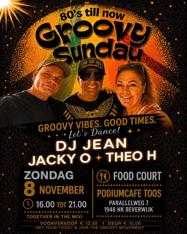 Groovy Sunday bij Toos! — muziek in Beverwijk